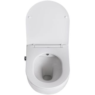 Унитаз подвесной BelBagno Uno BB3105CHR-BS/SC с сиденьем Микролифт